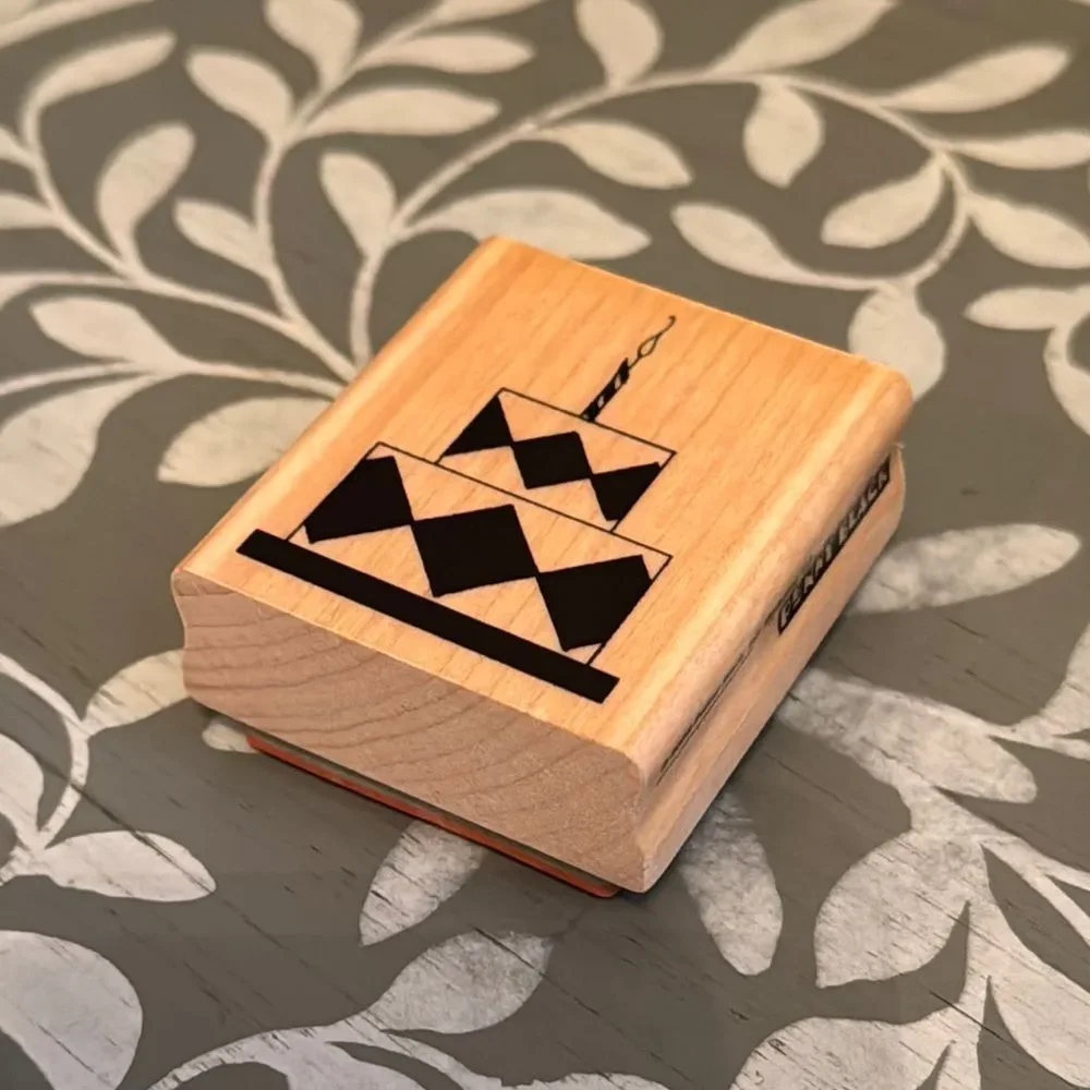 Cake Rubber Stamp by Penny Black